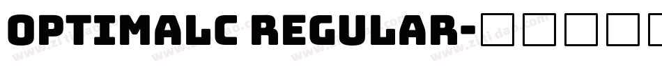 OptimalC Regular字体转换